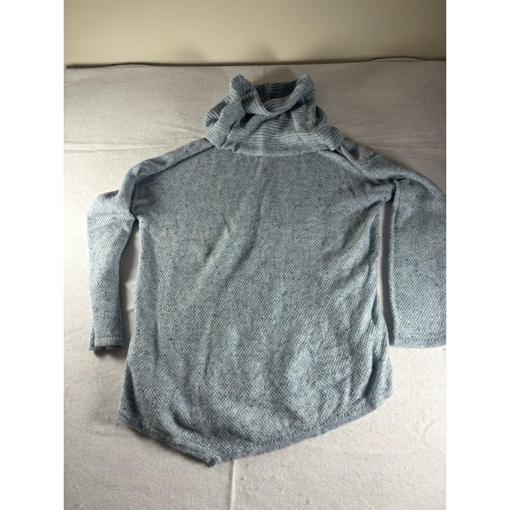Westbound Sweater Women's XL  Blue Cowl Neck‎ Asymmetric Hem